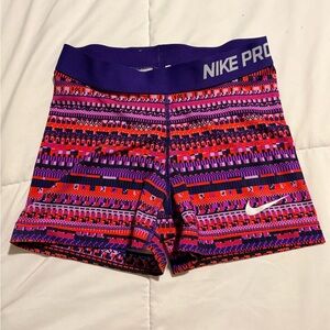 Nike Pro shorts - digital multicolor